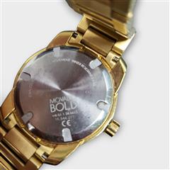 Movado Bold Gold Tone Men's Wrist Watch 01.1.34 6615
